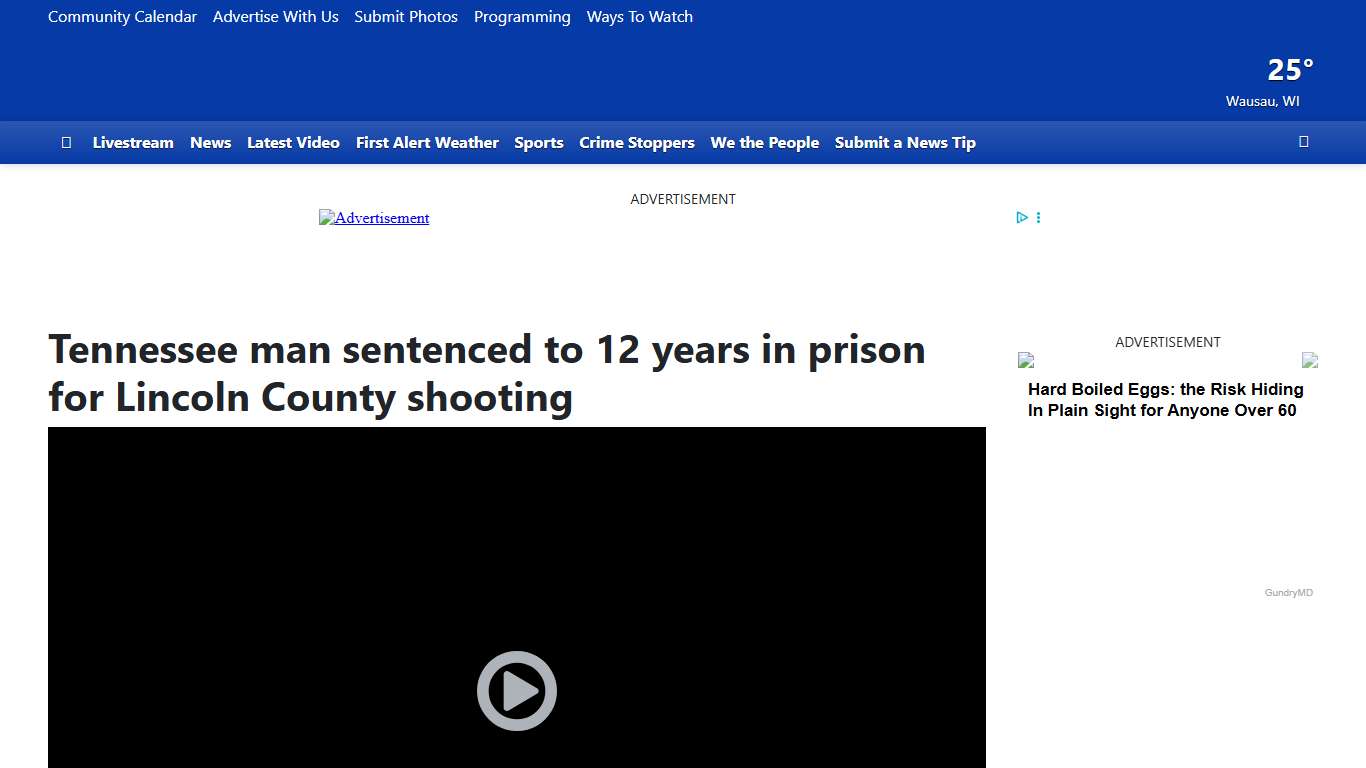 Tennessee man sentenced to 12 years in prison for Lincoln County shooting